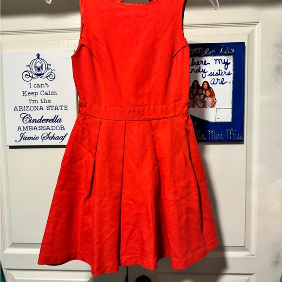 Zara Bright Red Pageant Casual Wear Dress - Picture 1 of 11